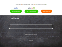 Tablet Screenshot of erofilm.com
